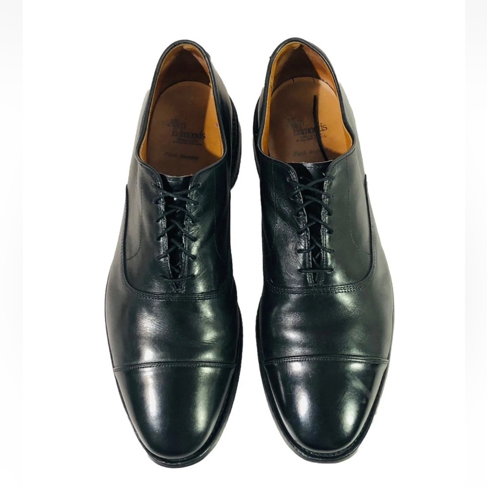 Allen Edmonds Men's Park Avenue Cap Toe Leather Oxford USA Black